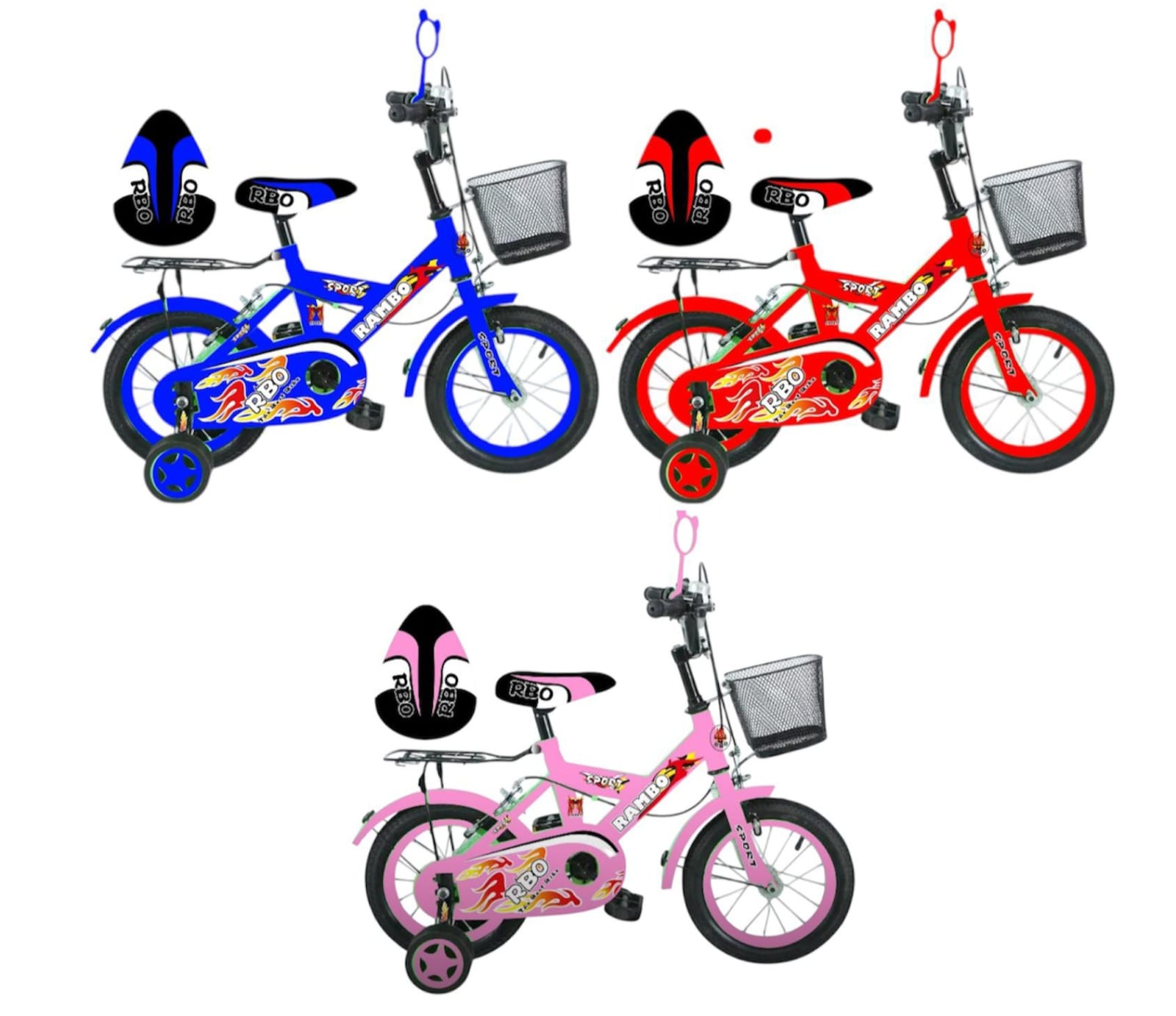 Assembled kids bicycles 